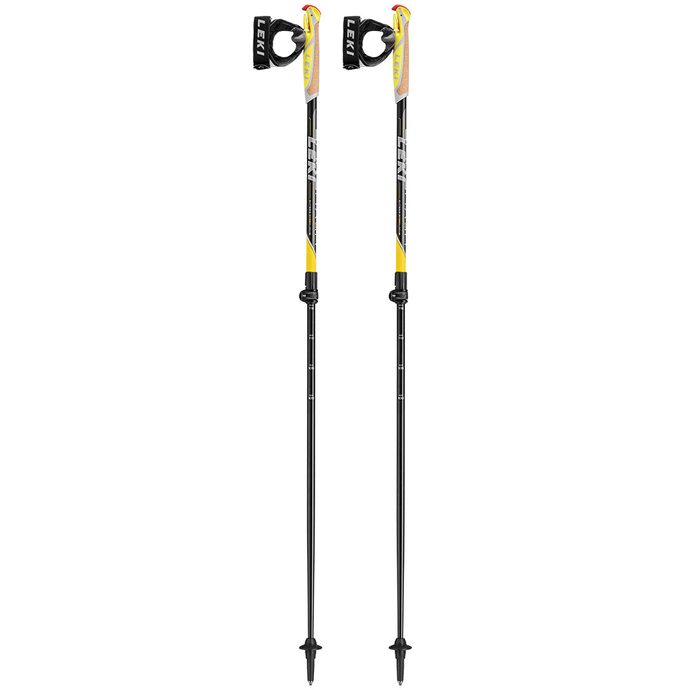 LEKI Poles Spin Shark SL, black-yellow-darkanthracite