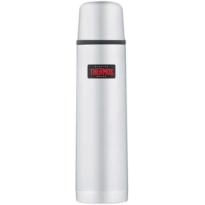 THERMOS Thermos with push-button cap and cup 1000 ml stainless steel