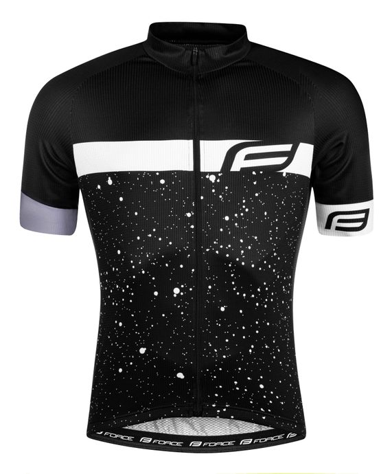 FORCE SPRAY short sleeve, black and white