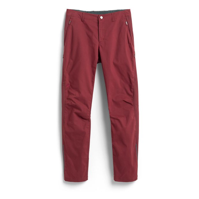 FJÄLLRÄVEN S/F Rider's Hybrid Trousers W, Bordeaux Red