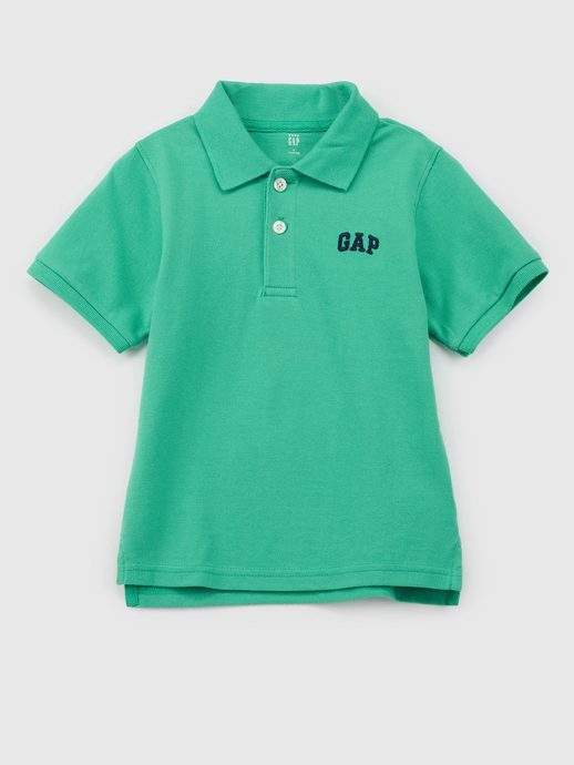 GAP 572587-03 Dětské polo tričko s logem Zelená
