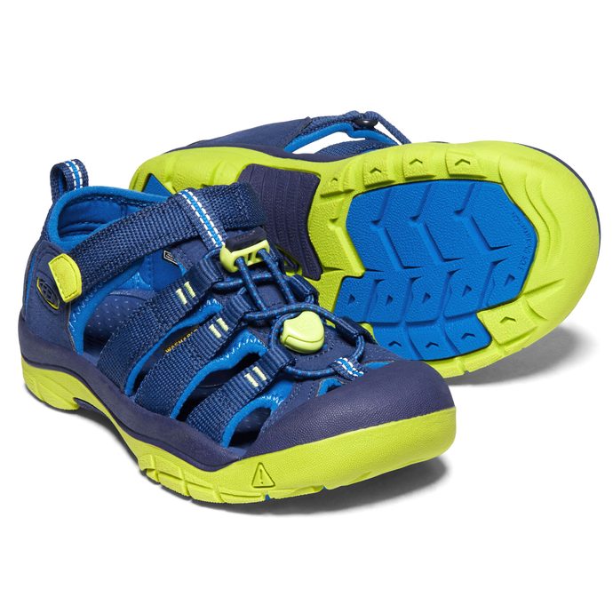 KEEN NEWPORT H2 JR. blue depths/chartreuse