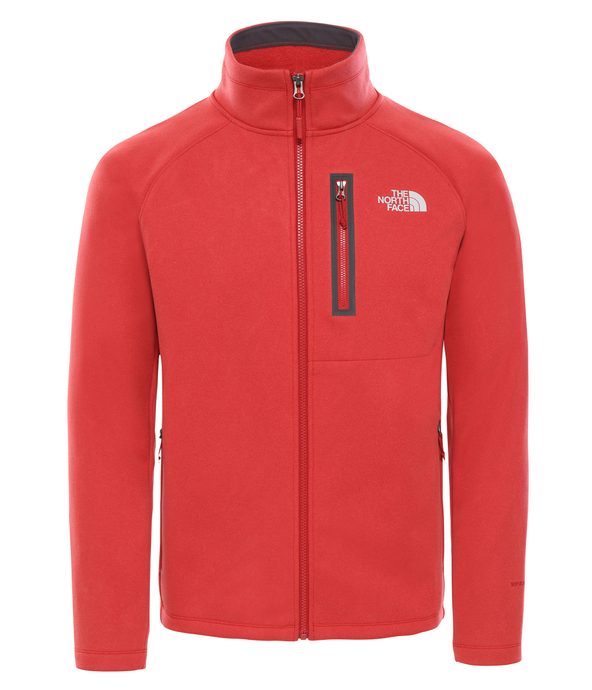 THE NORTH FACE M CAN SOFT SHELL JKT CARDINAL RED LIGHT HEATHR