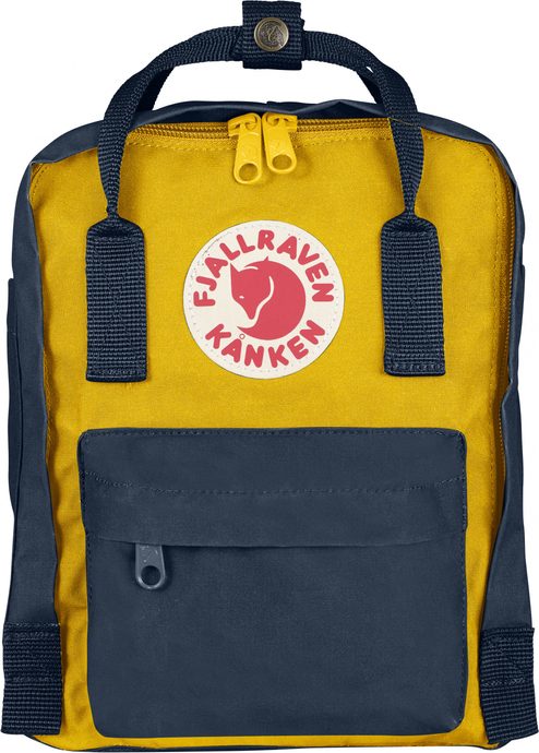 FJÄLLRÄVEN Kanken Mini navy-warm yellow 7l - batoh 2022