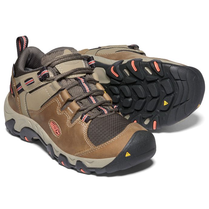 KEEN STEENS WP IN TIMBERWOLF/CORAL