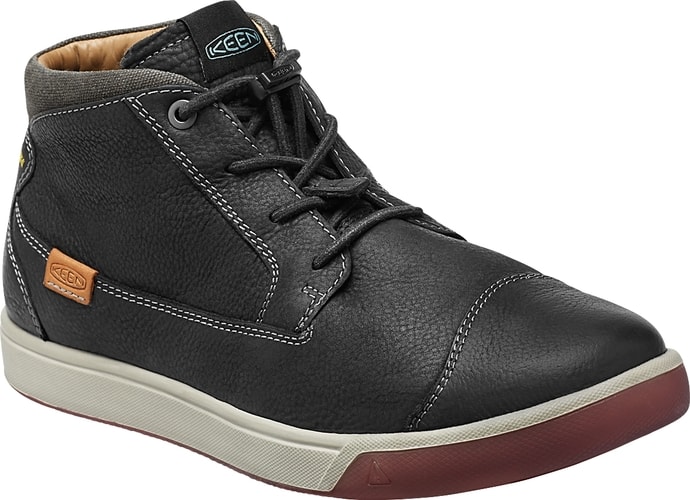 KEEN GLENHAVEN MID M black - celokožená teniska