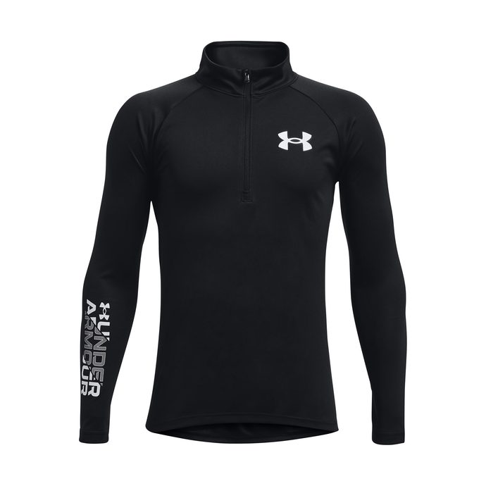 UNDER ARMOUR UA Tech BL 1/2 Zip, Black