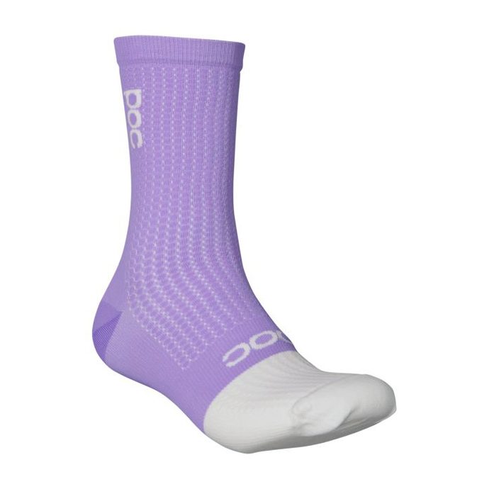 POC Flair Sock Mid Purple Amethyst/Hydrogen White