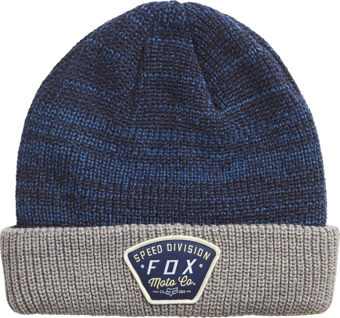 FOX Sno Cat Roll Beanie, heather midnight