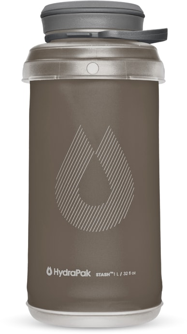 HYDRAPAK STASH BOTTLE 1L Mammoth Grey