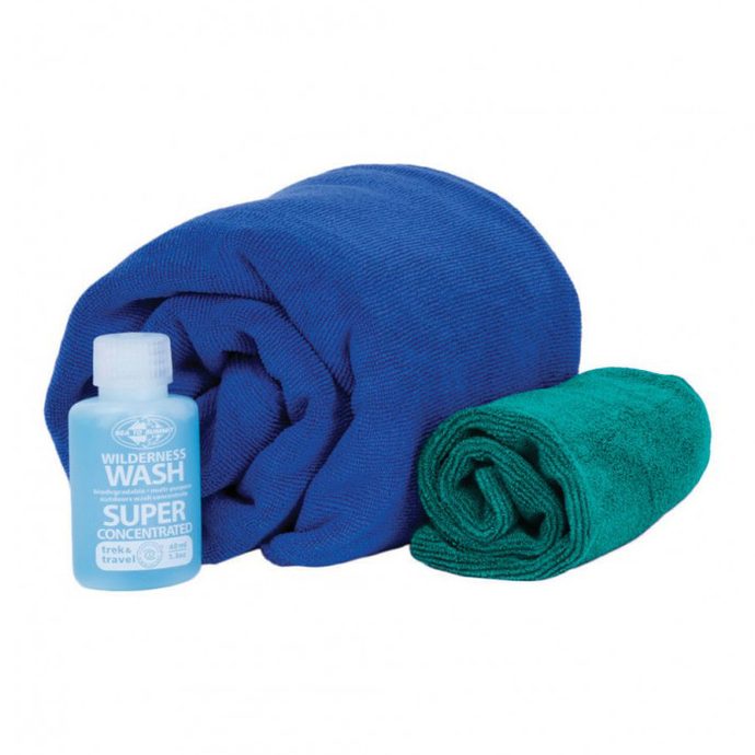 SEA TO SUMMIT Tek Towel Wash Kit Large Cobalt Blue