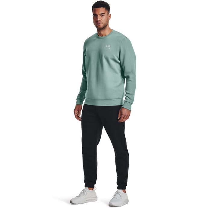 UA Essential Fleece Crew-GRN - mikina pánská - UNDER ARMOUR - 58.88 €