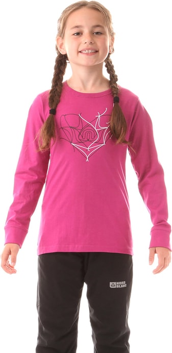 NORDBLANC NBFKT5975S NUB tmavě růžová - dětské tričko