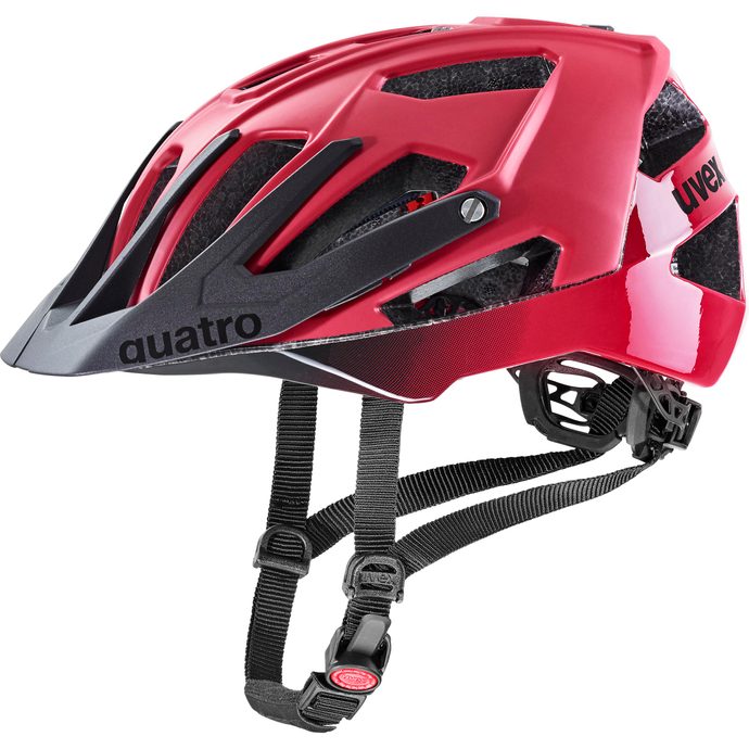 UVEX QUATRO CC, DARK RED - BLACK MAT 2022