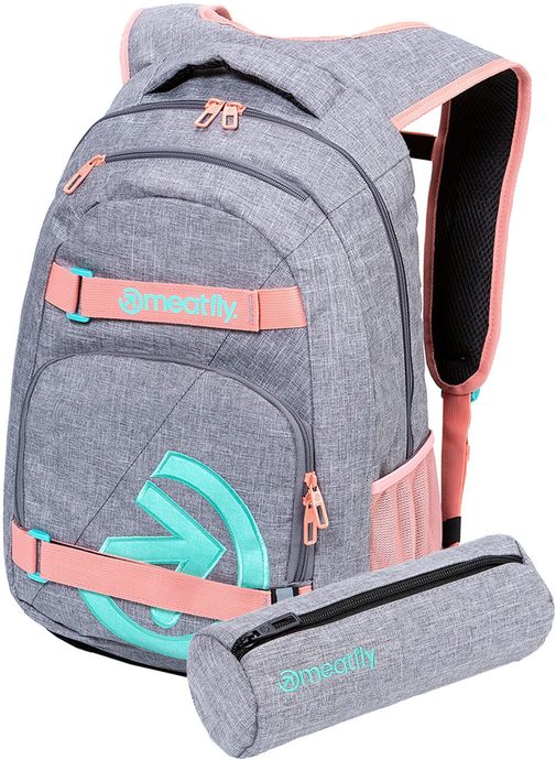 MEATFLY Exile 24, Pink/Grey Heather