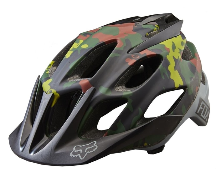 FOX 15930-429 FLUX CAMO Fatigue camo - cyklistická helma