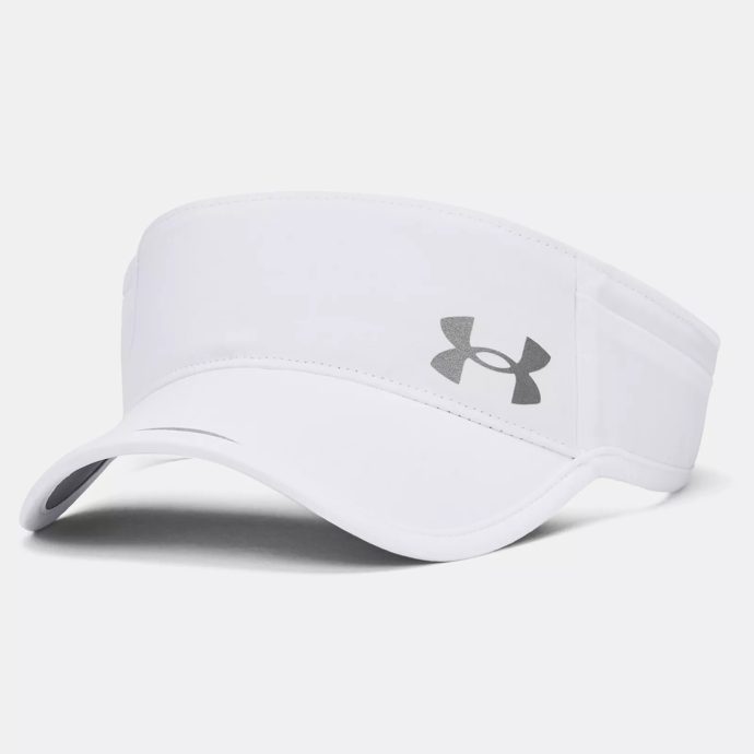 UNDER ARMOUR Isochill Launch Run Visor-WHT