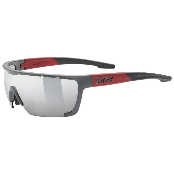 UVEX SPORTSTYLE 707 2021, GREY MAT - RED