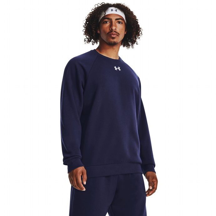 UNDER ARMOUR Rival Fleece Crew-BLU