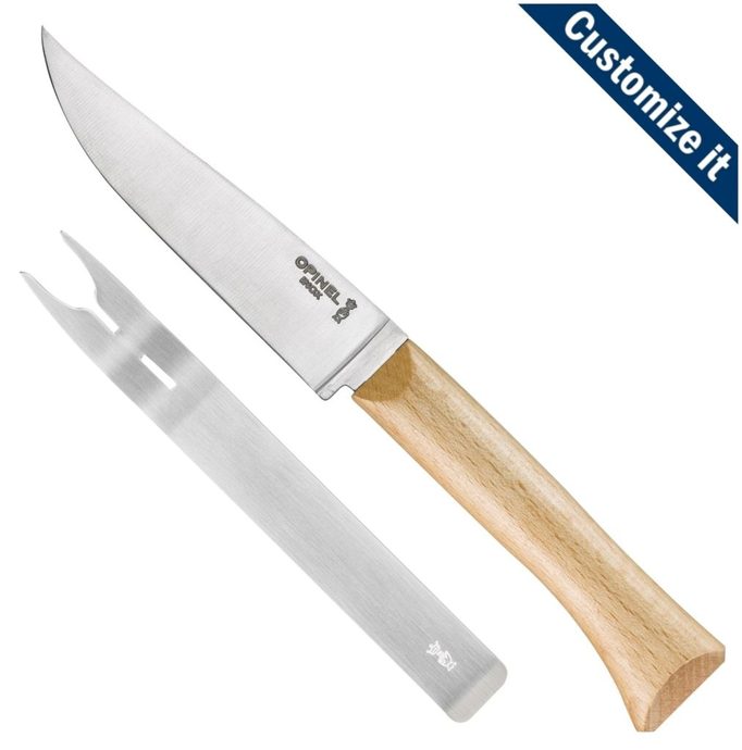 OPINEL COUTEAU A FROMAGE FOURCHETTE ( Knife and fork )