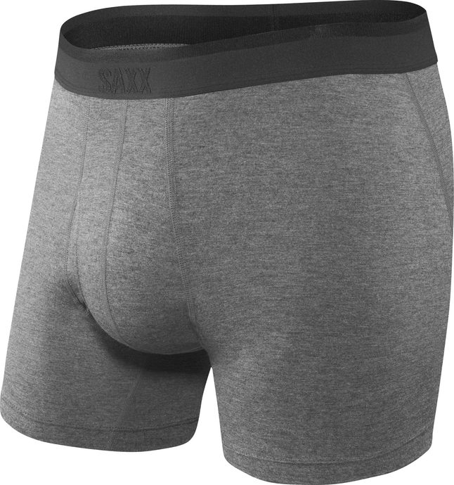 SAXX PLATINUM BOXER BRIEF FLY dk charcoal heather