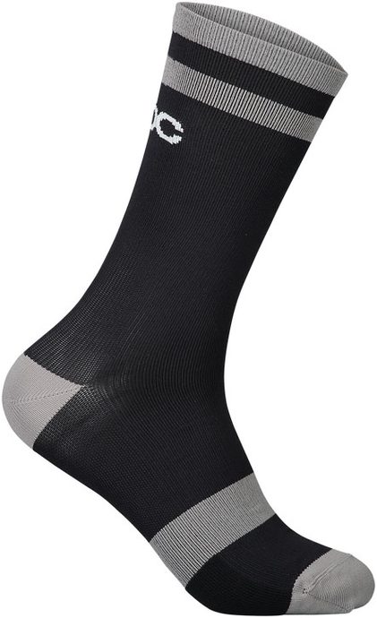 POC Lure MTB Sock Long Uranium Black/Granite Grey