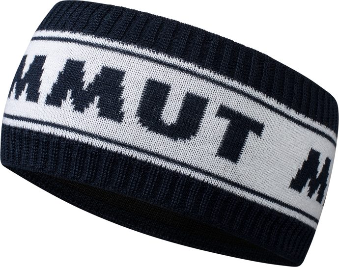 MAMMUT Peaks Headband, Marine-white