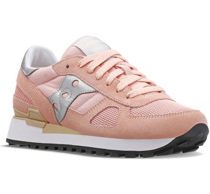 SAUCONY S1108-810 SHADOW ORIGINAL pale pink/silver