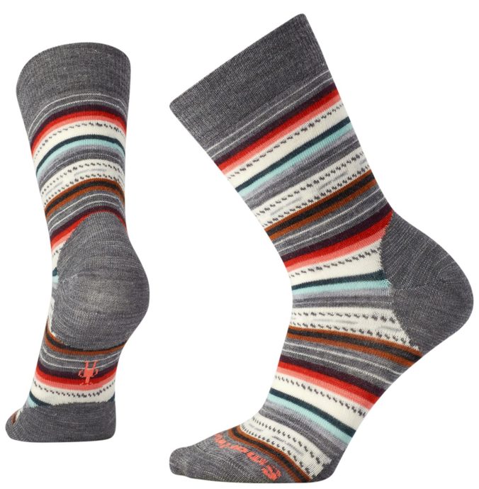 SMARTWOOL W Margarita medium gray heather-bright cor