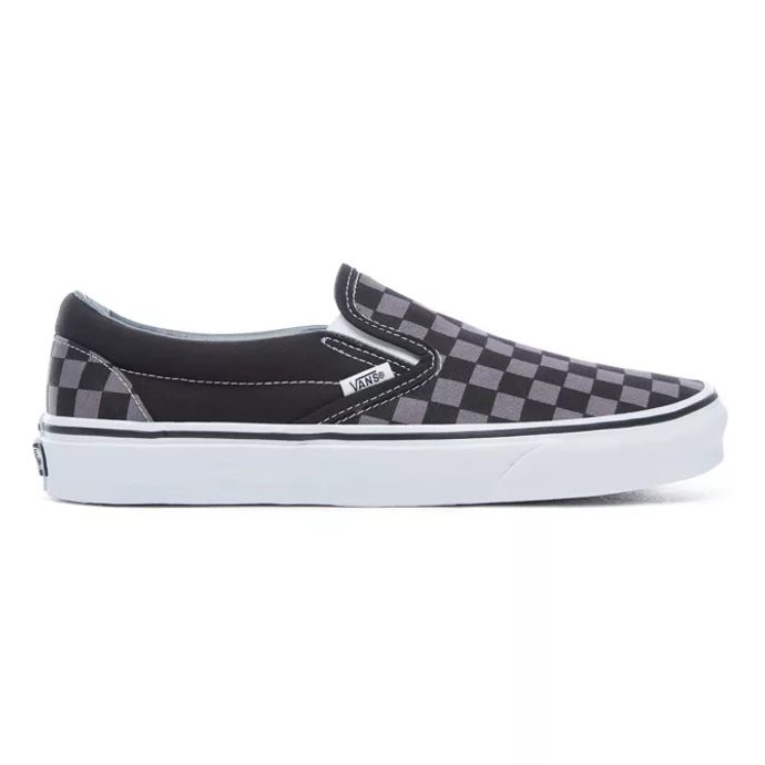 VANS UA Classic Slip-On Black/Pewter Checkerboard