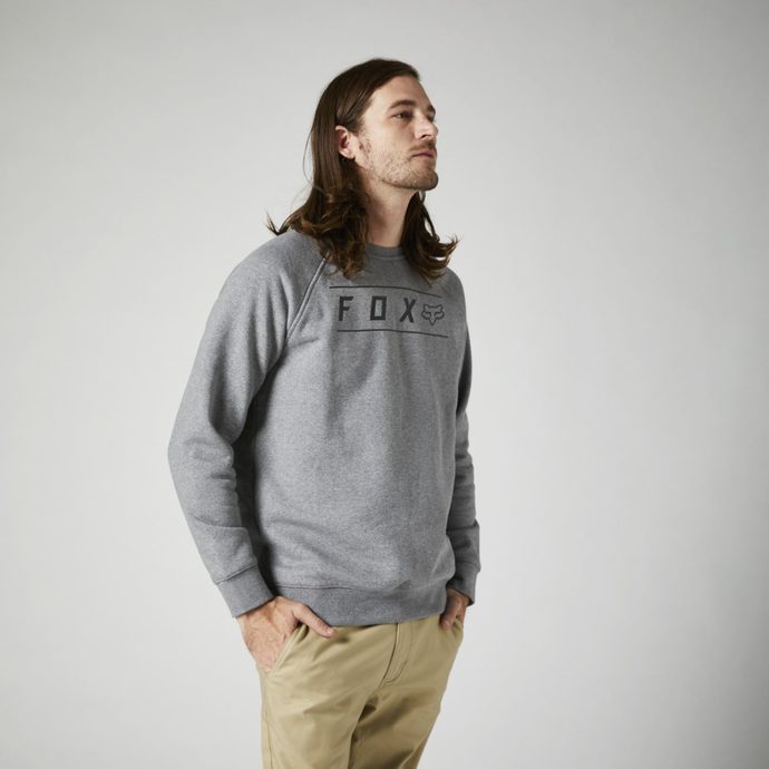 FOX Pinnacle Crew Fleece, Heather Graphite