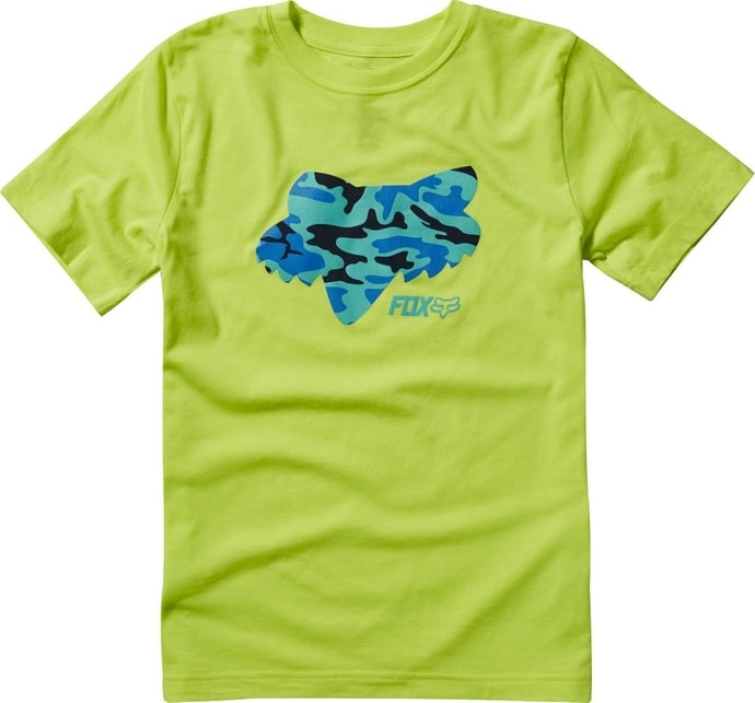 FOX Youth Stenciled Ss Tee, yellow