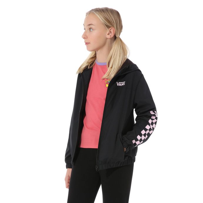 VANS GIRLS KASTLE CLASSIC WINDBREAKER (8-14 roků) Black