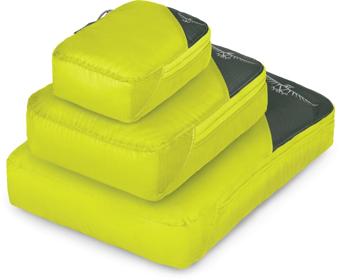 OSPREY Ultralight Packing Cube Set electric lime