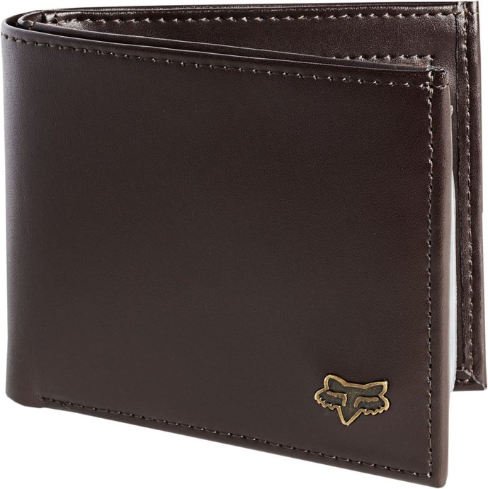 FOX Bifold Leather Wallet OS, brown