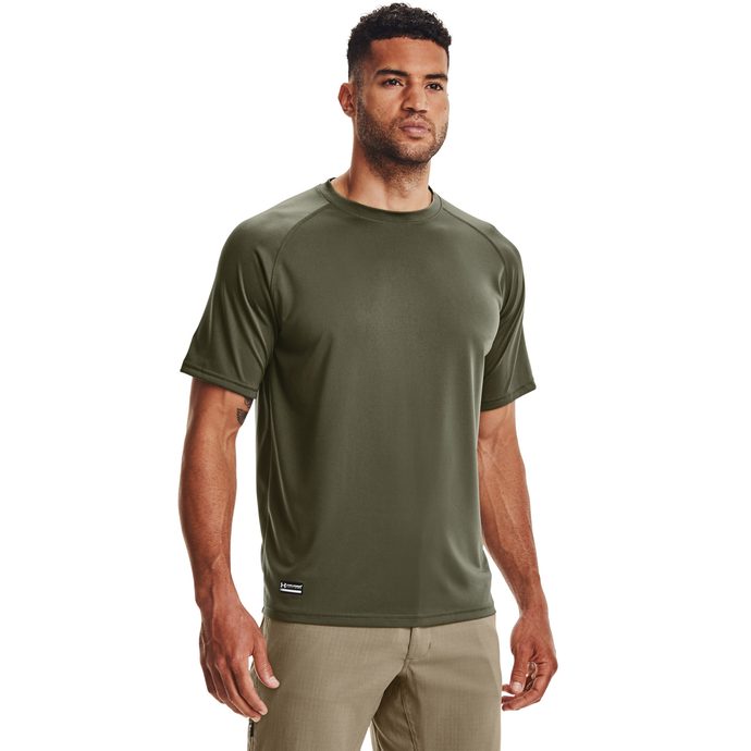  UA TAC Tech T, Green - men's short sleeve t-shirt - UNDER  ARMOUR - 23.57 € - outdoorové oblečení a vybavení shop