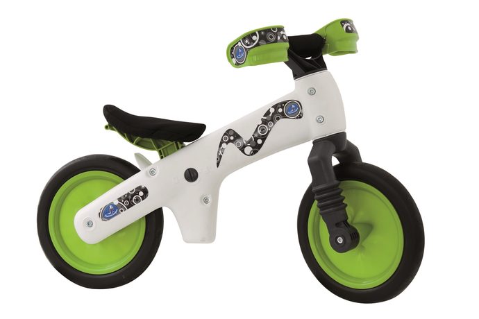 BELLELLI children's plastic bicycle, white-green