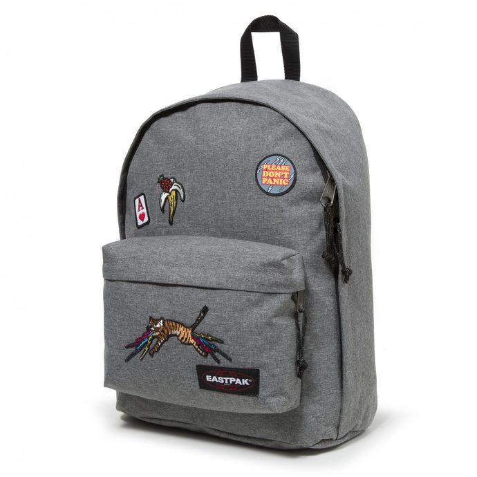 EASTPAK OUT OF OFFICE 27l GREY PATCHED
