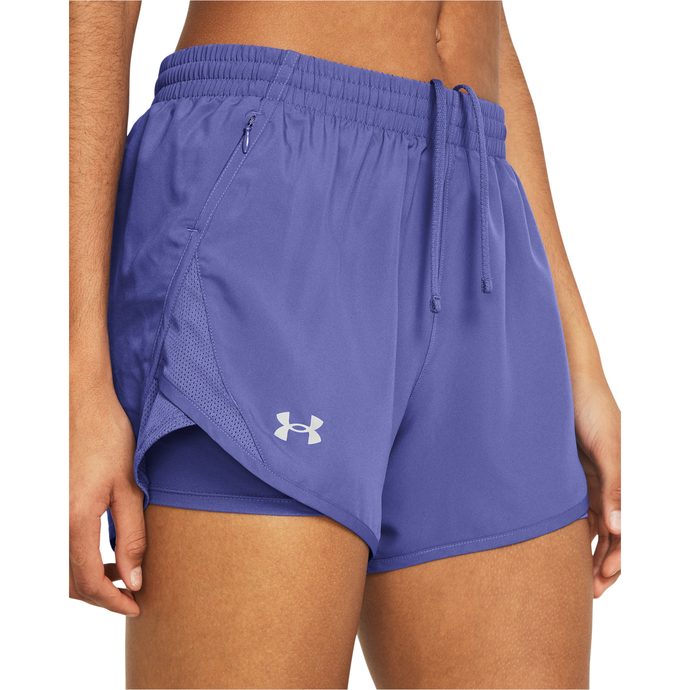 UNDER ARMOUR Fly By 2in1 Short, Starlight / Starlight / Reflective