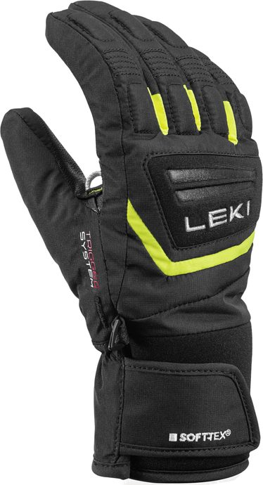 LEKI Griffin 3D Junior, black-yellow