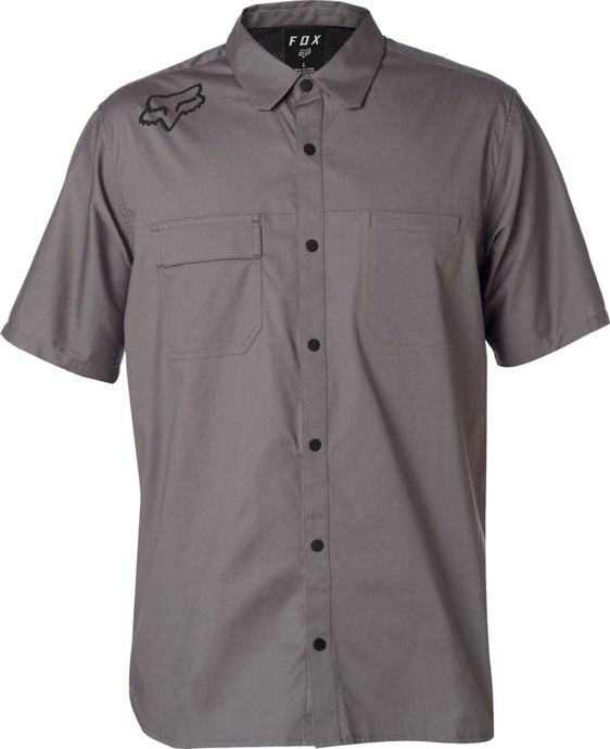 FOX Redplate Flexair Work Shirt Dark Grey