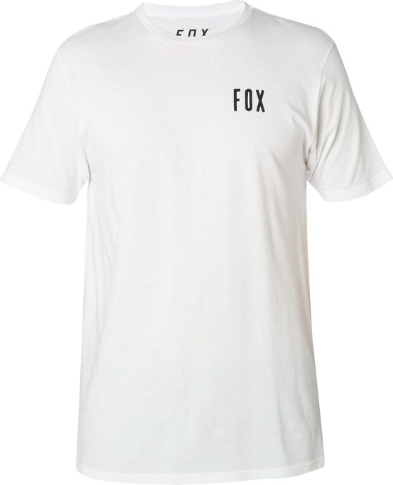 FOX Fault block ss premium tee Optic White