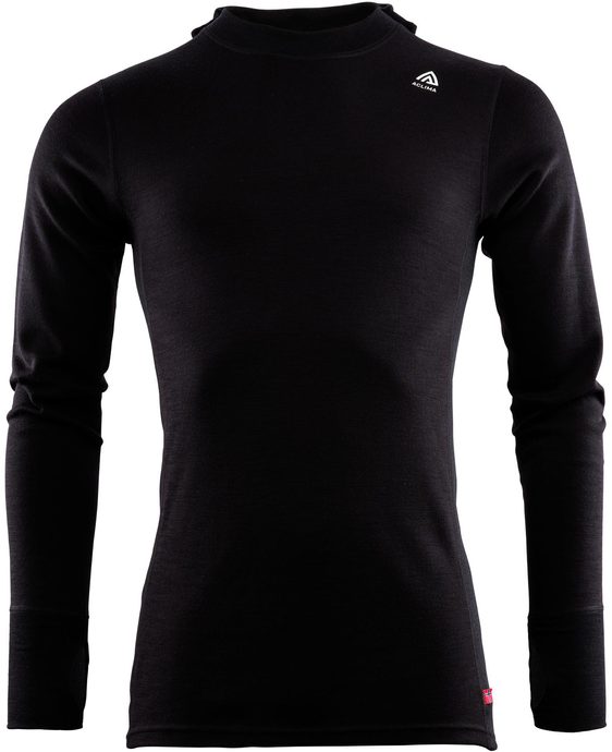 ACLIMA WarmWool Hoodsweater M, Jet Black