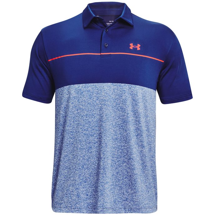 UNDER ARMOUR UA Playoff Polo 2.0, Blue/red