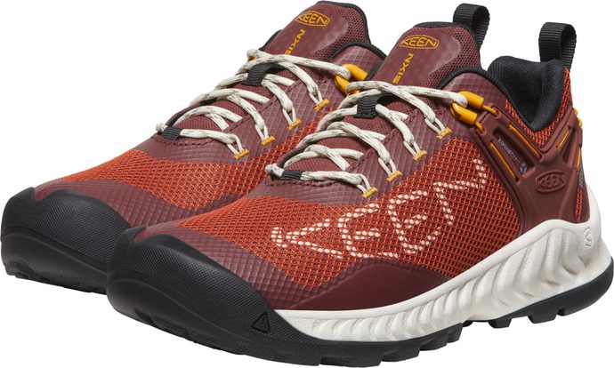 KEEN NXIS EVO WP WOMEN, baked clay/golden yellow