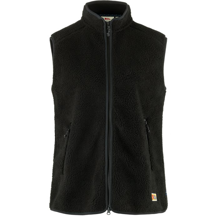 FJÄLLRÄVEN Vardag Pile Fleece Vest W, Black