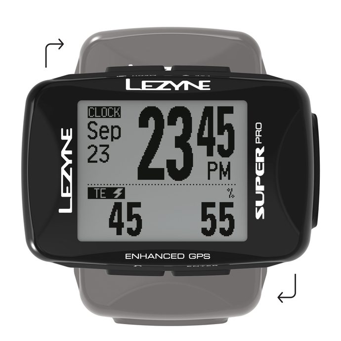 LEZYNE SUPER PRO GPS BLACK