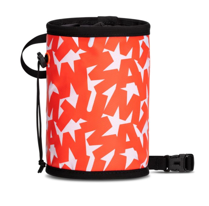 MAMMUT Gym Print Chalk Bag hot red AOP