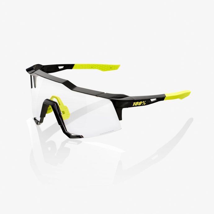 100% Speedcraft - Gloss Black - Photochromic Lens