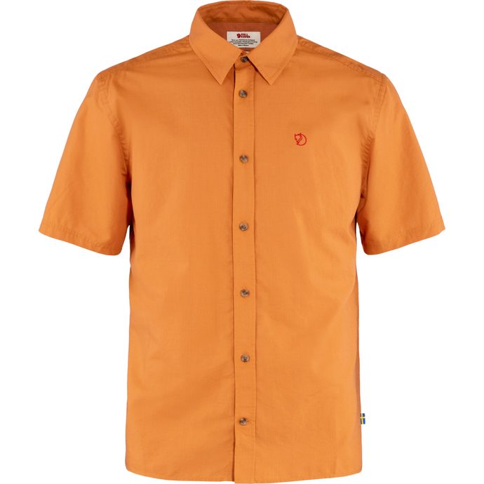 FJÄLLRÄVEN Övik Lite Shirt SS M, Spicy Orange